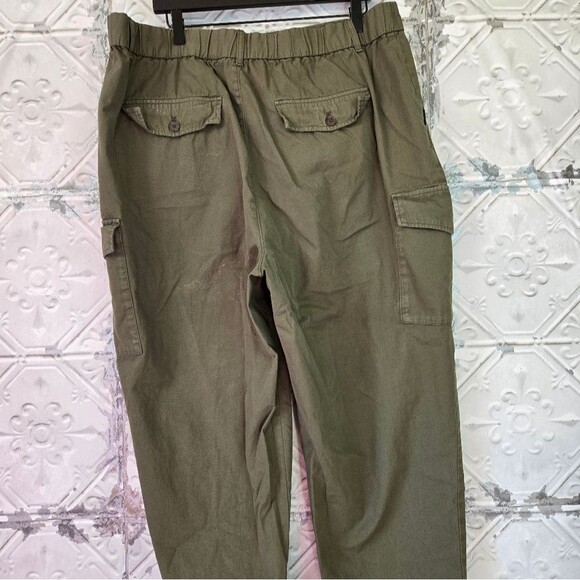GAP Women's Plus Size 20 Cotton Preowned Condition VTG Green Cargo Pants - Picture 10 of 12